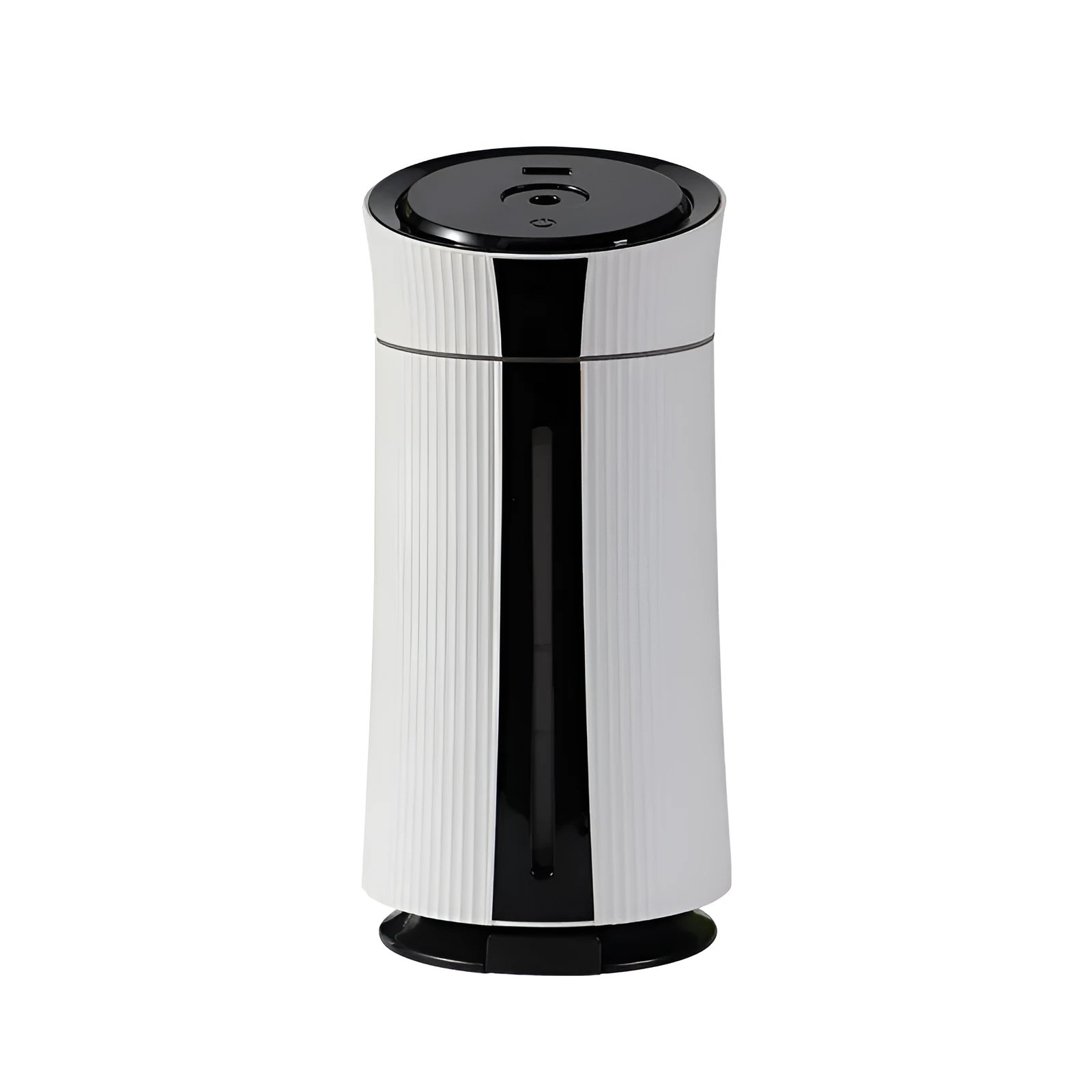 White cylindrical household USB humidifier with single fog outlet, quiet operation 36dB or less