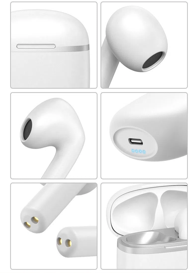 X60 true wireless Bluetooth earbuds V5.1 sports stereo headset black white 35g