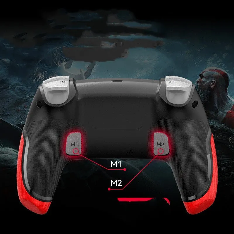 Fruit green wireless Bluetooth gamepad controller for PS4, PC, Switch and mobile devices