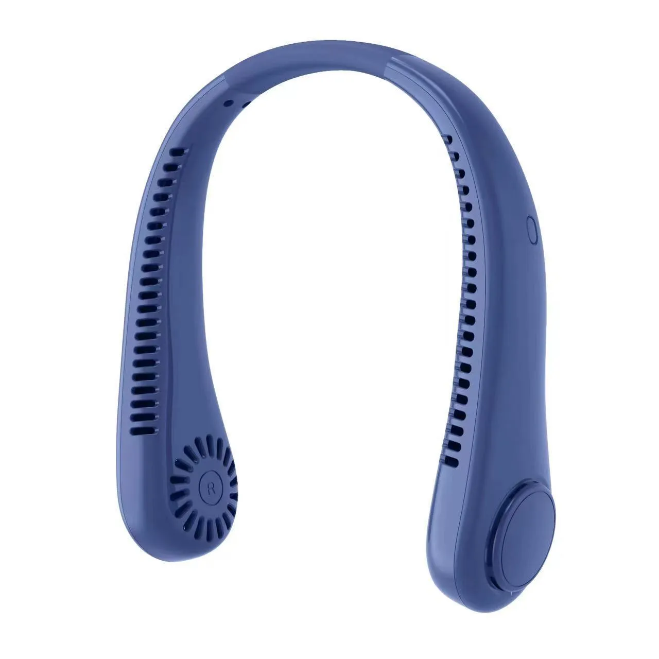 USB rechargeable neck hanging fan in modern Chinese style design with brushless motor