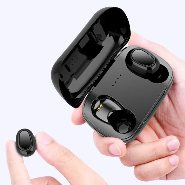 True wireless Bluetooth headset in Black, Pink and White colours with charging case