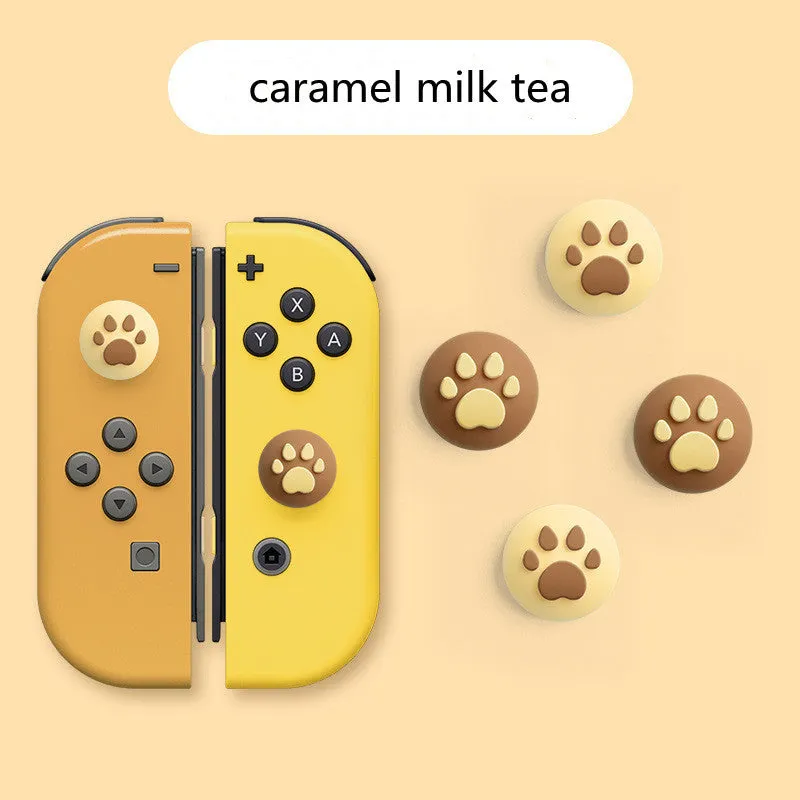 Silicone rocker caps and Joy-Con sleeves for Nintendo Switch Lite in assorted colours.