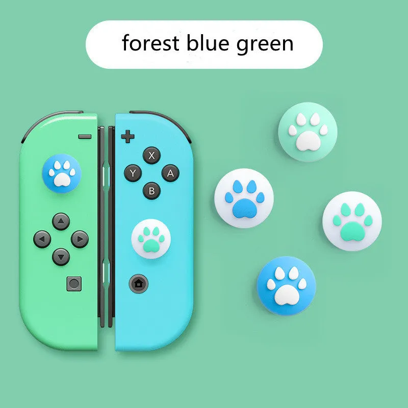 Silicone rocker caps and Joy-Con sleeves for Nintendo Switch Lite in assorted colours.