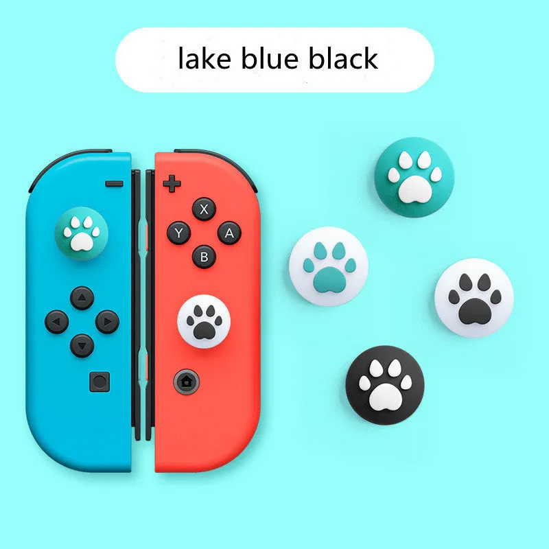 Silicone rocker caps and Joy-Con sleeves for Nintendo Switch Lite in assorted colours.