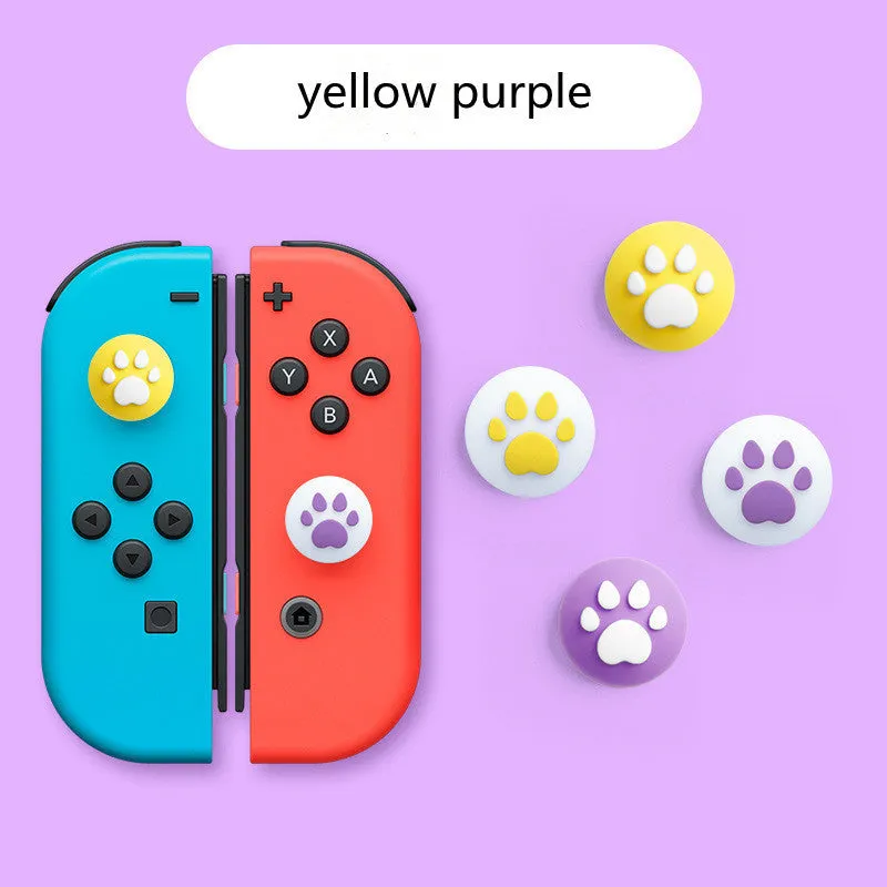Silicone rocker caps and Joy-Con sleeves for Nintendo Switch Lite in assorted colours.