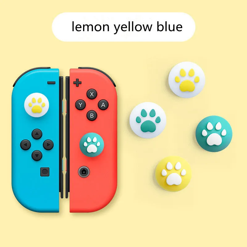 Silicone rocker caps and Joy-Con sleeves for Nintendo Switch Lite in assorted colours.