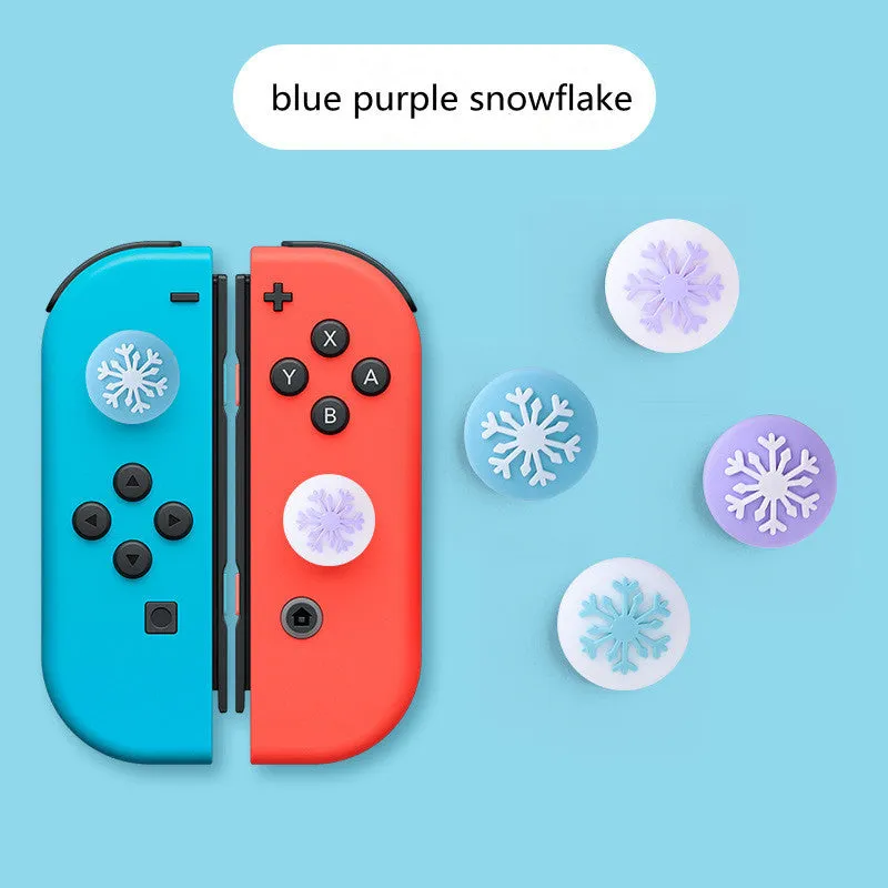 Silicone rocker caps and Joy-Con sleeves for Nintendo Switch Lite in assorted colours.