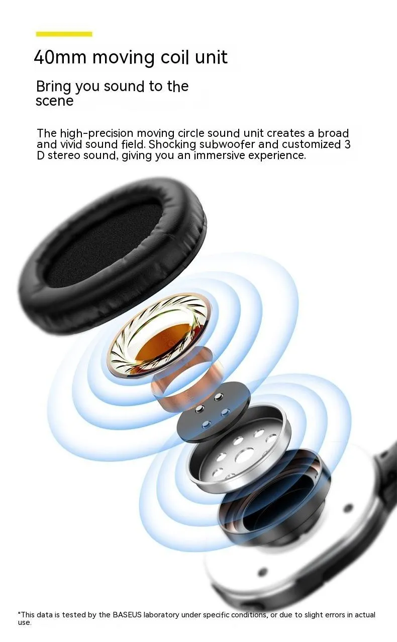 Black and white wireless Bluetooth sports headset with head-mounted design showing ear cups and headband