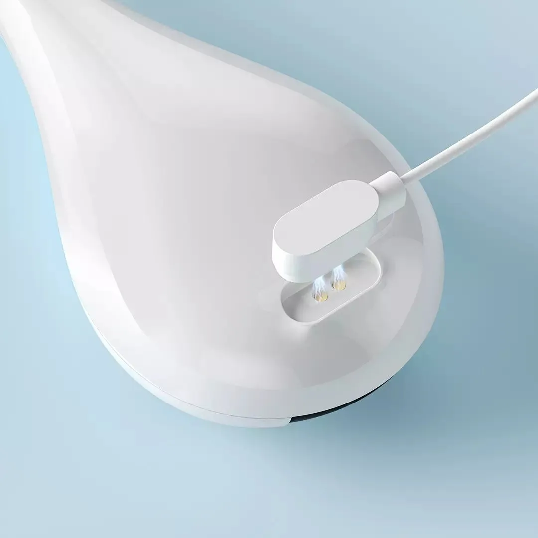 White dental mirror endoscope camera with 1080P HD video, Bluetooth connectivity, and 8 LED lights