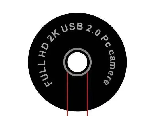 Black high-definition USB webcam with built-in fill light for video conferencing on a PC.