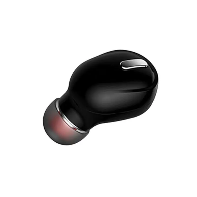 X9 mini single-ear Bluetooth headset in black or white with optional charging case