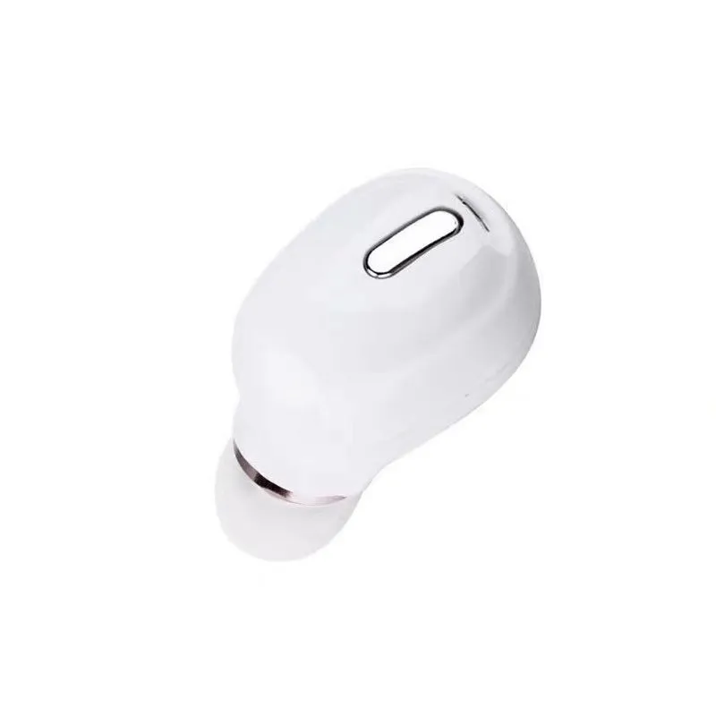 X9 mini single-ear Bluetooth headset in black or white with optional charging case