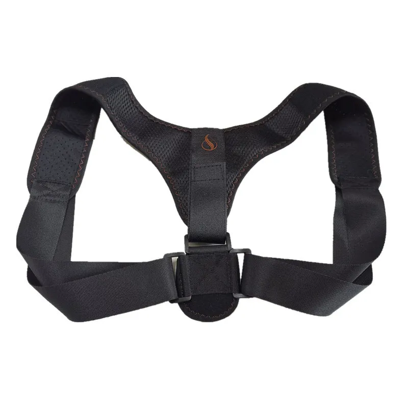 Adjustable clavicular posture correction belt for back support during sitting and fitness activities