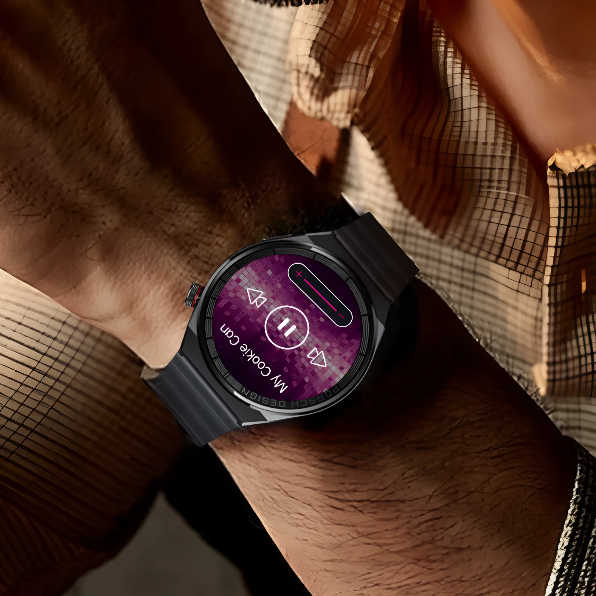 46mm smartwatch with offline payment and Bluetooth calling on wrist with multiple strap options