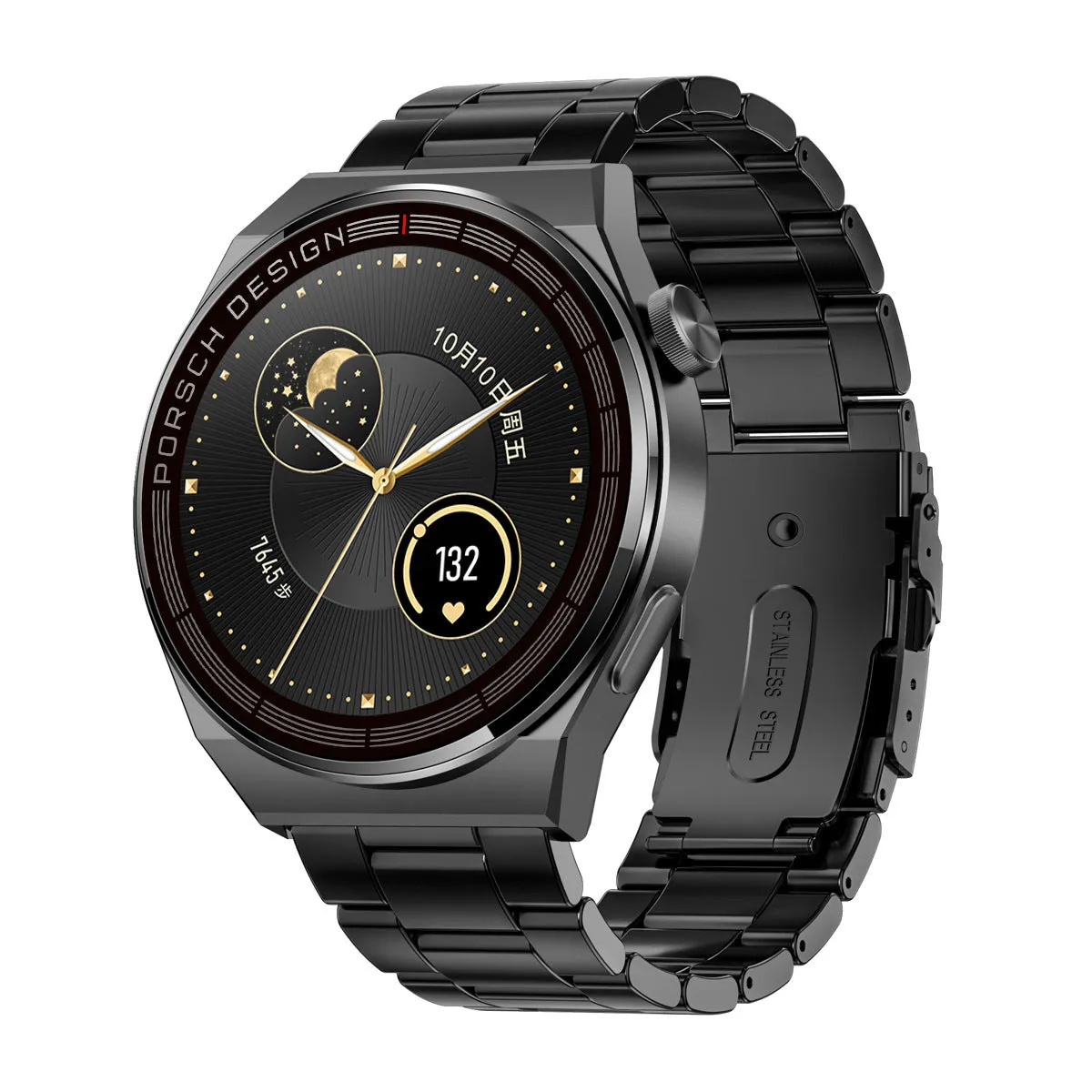 46mm smartwatch with offline payment and Bluetooth calling on wrist with multiple strap options