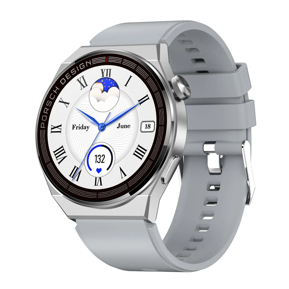 46mm smartwatch with offline payment and Bluetooth calling on wrist with multiple strap options