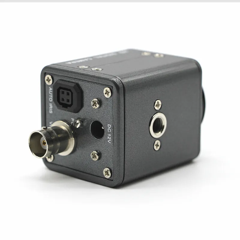 HC-109 mini mechanical microscope industrial camera with metal housing and gun-style design