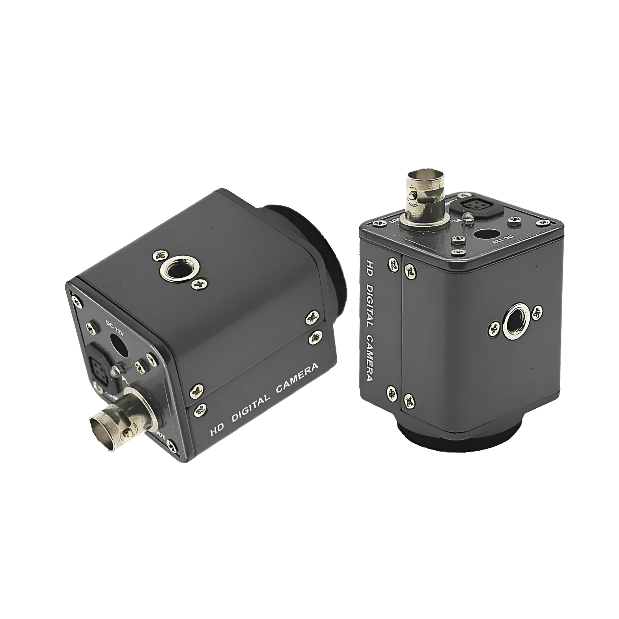 HC-109 mini mechanical microscope industrial camera with metal housing and gun-style design