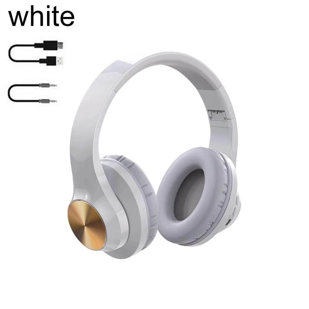 A11 wireless Bluetooth headphones in blue colour showing head-mounted design with bilateral earpieces
