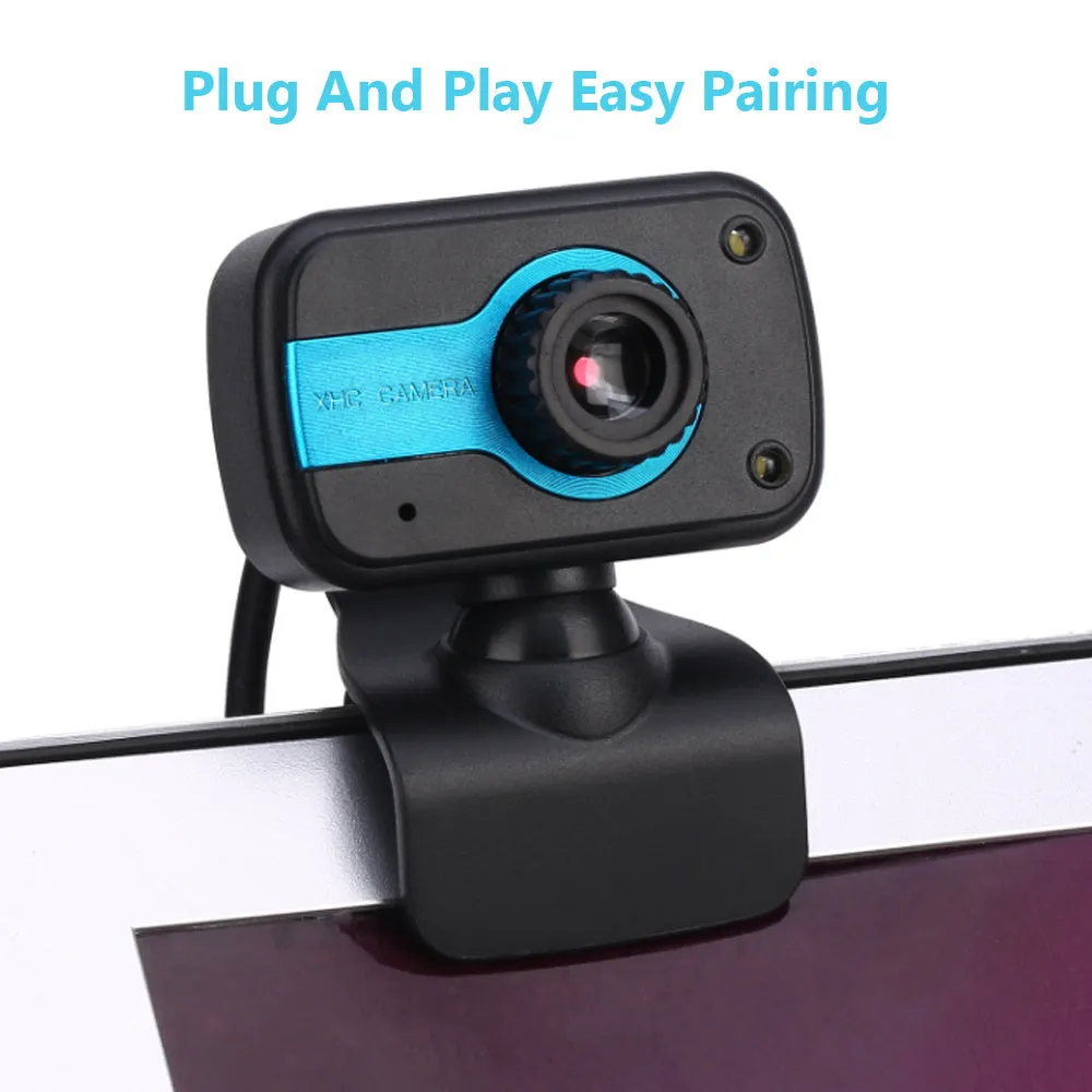 Mini driverless video camera in blue, red or white with 360-degree rotation function