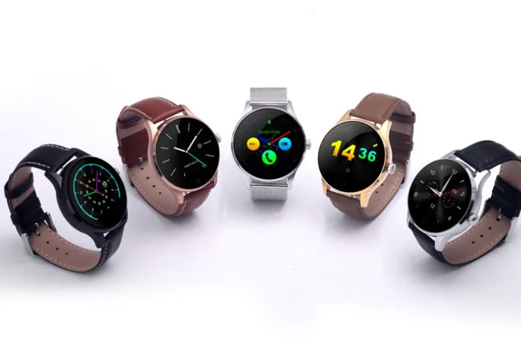 K88H smartwatch with 1.3-inch IPS screen showing heart rate monitoring display