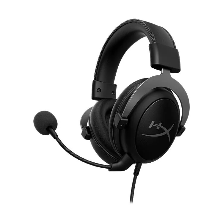 Wired gaming headset with head-mounted design and detachable microphone in Hurricane 2 colour options