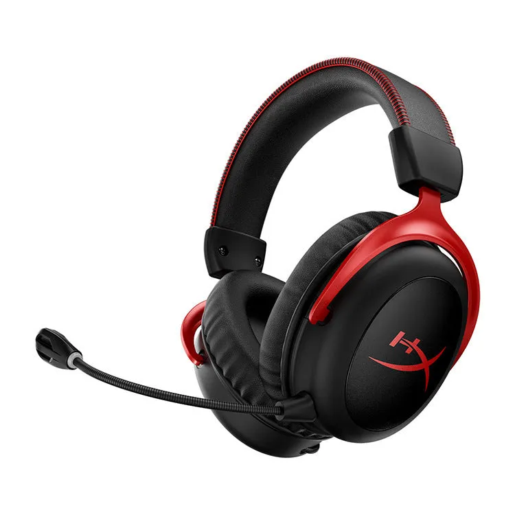 Wired gaming headset with head-mounted design and detachable microphone in Hurricane 2 colour options
