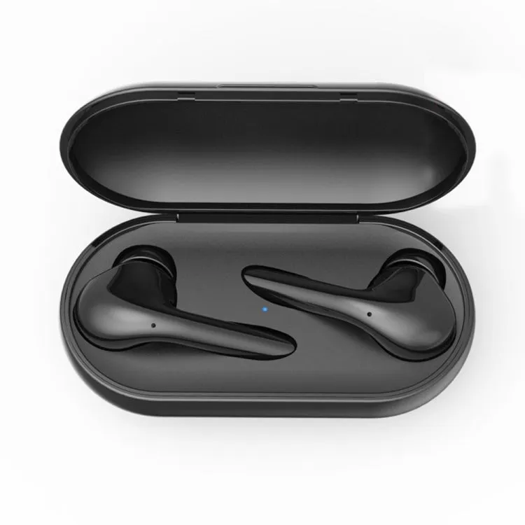 Black wireless sports headphones with neckband and magnetic in-ear buds