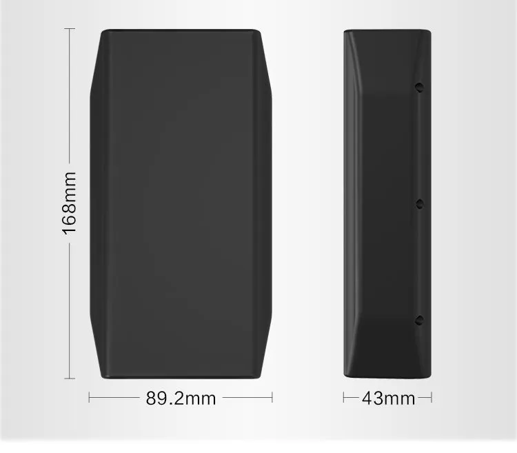 LF4100 12V lithium iron phosphate battery with 9V output measuring 168x89.2x43mm