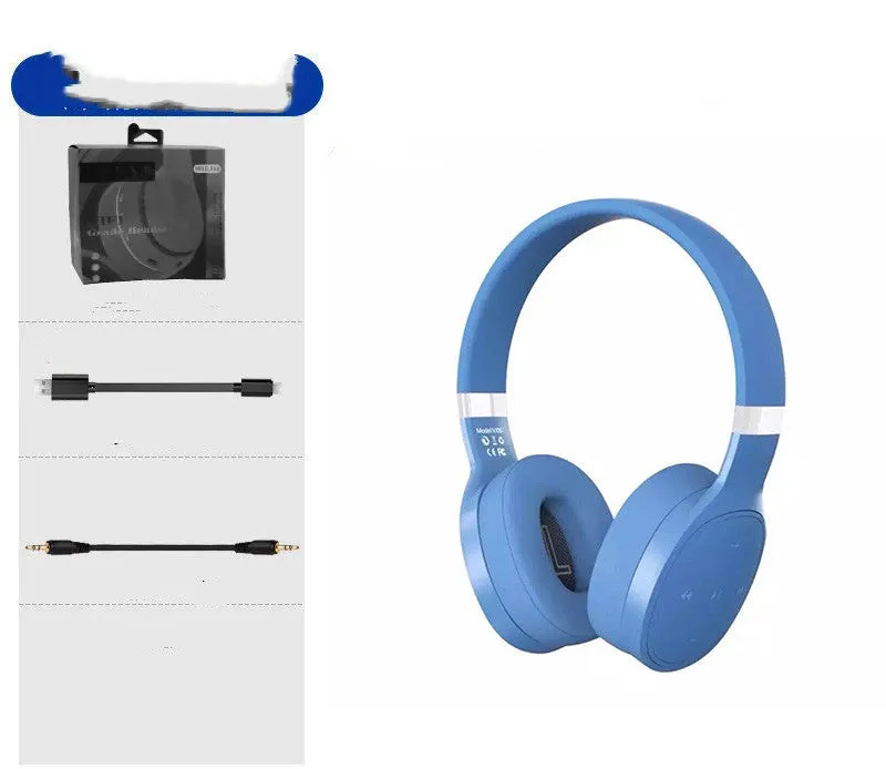 True wireless Bluetooth headphones with wired connection between earpieces showing colour options