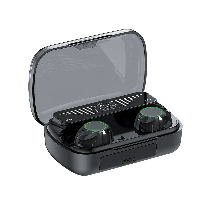 Bluetooth 5.3 wireless gaming headset with touch controls and earplug design