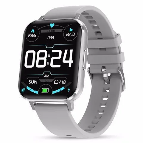 DTX Smart Watch with 1.78 inch HD display on a black steel wristband showing fitness tracking interface.