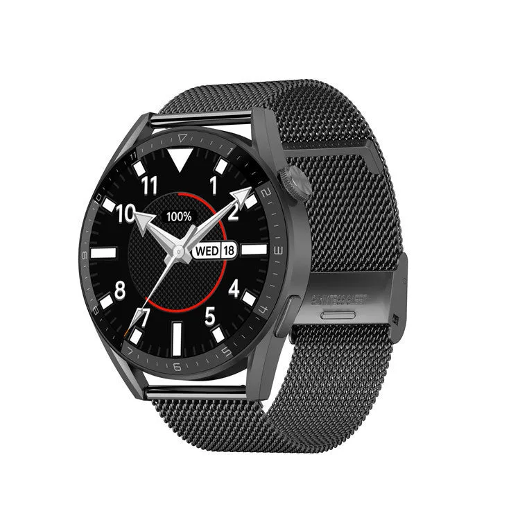 DT3 smartwatch with TFT screen on a silicone strap, showing heart rate monitoring display.