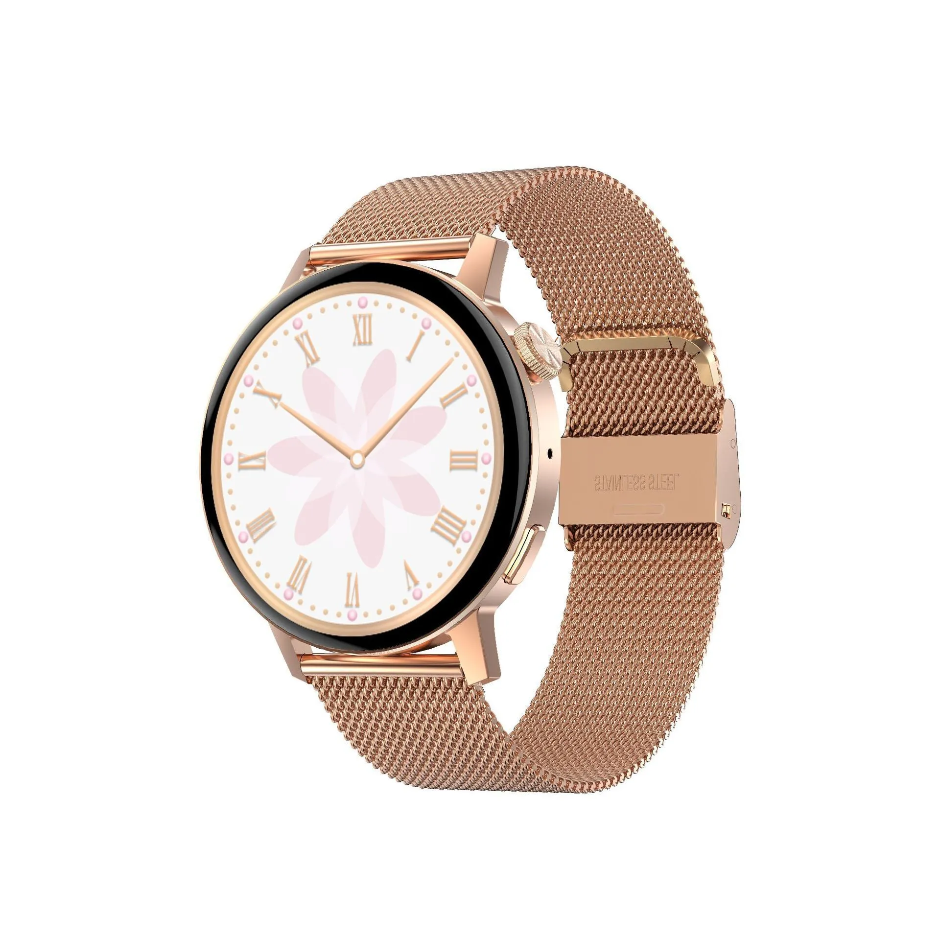DT3 smartwatch with TFT screen on a silicone strap, showing heart rate monitoring display.
