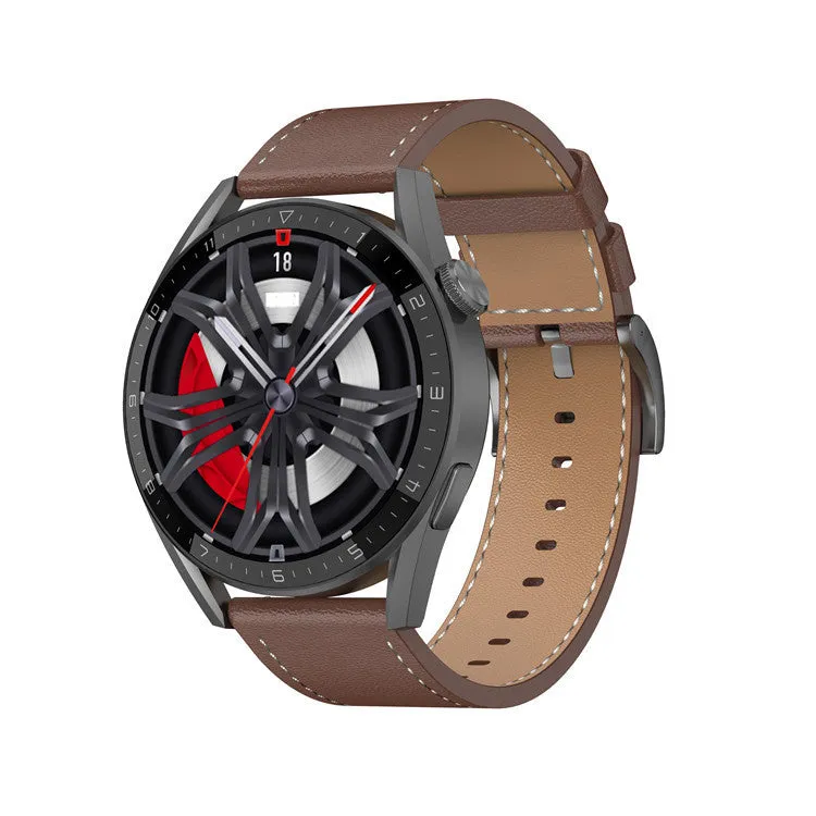 DT3 smartwatch with TFT screen on a silicone strap, showing heart rate monitoring display.