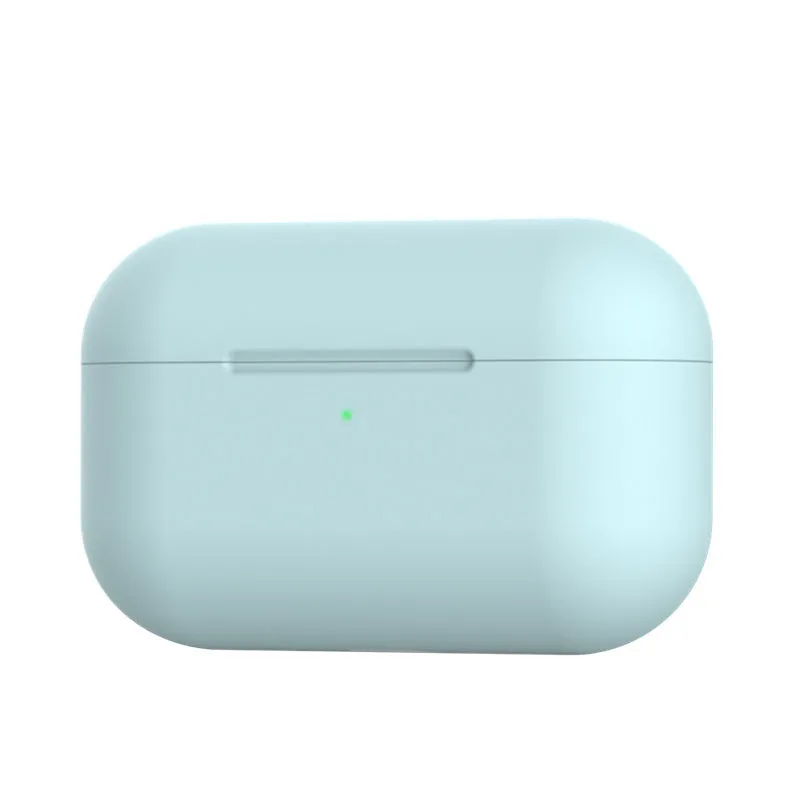 Soft silicone protective cover for AirPods Pro wireless earbud case in multiple colour options.