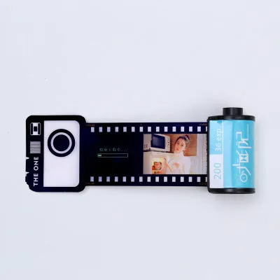 Memory colour film album in a Kodak yellow wooden box with tote bag and gifts
