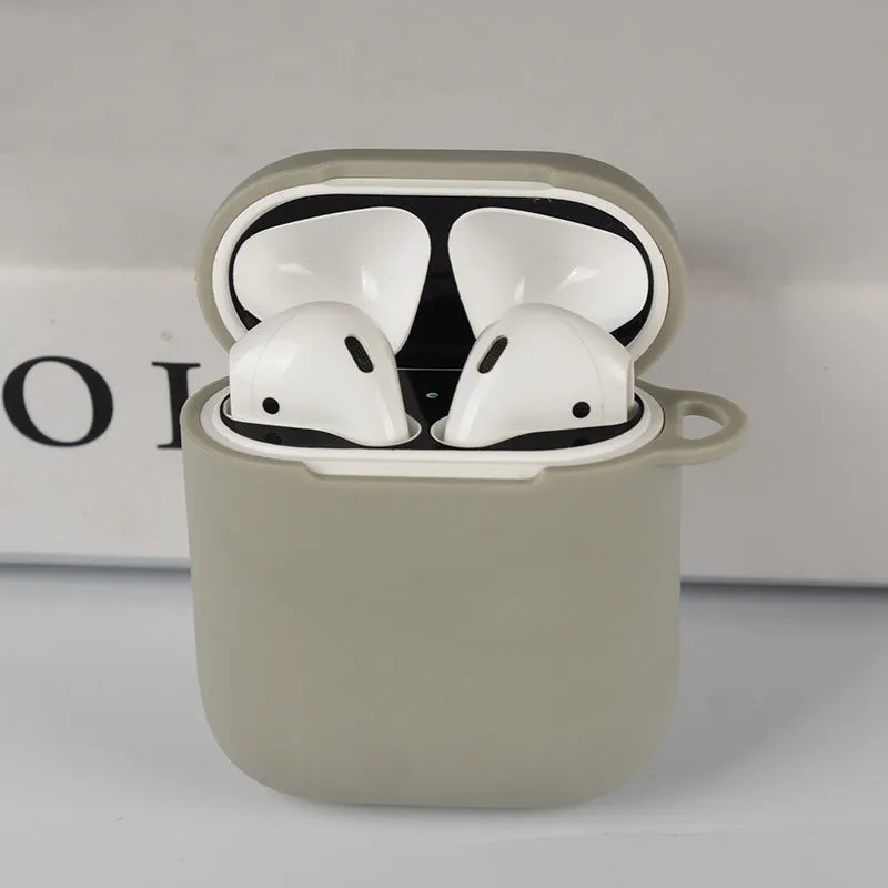 Silicone protective case for Bluetooth headset in assorted colours showing dimensions 56mm by 46mm by 22mm.