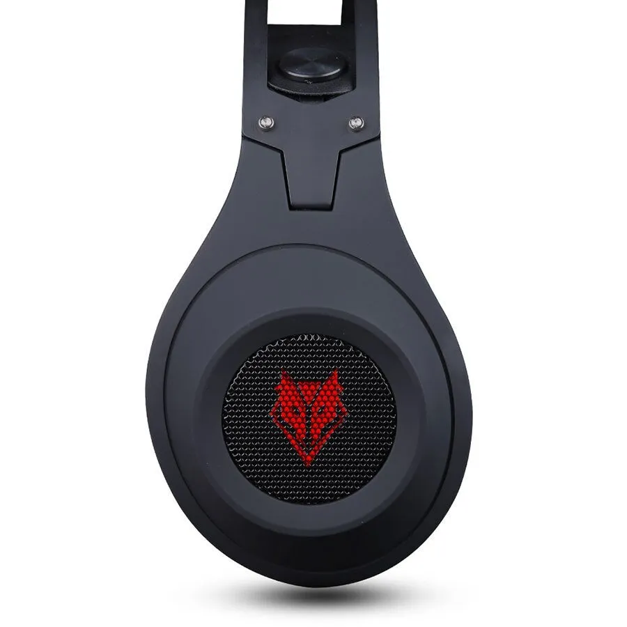 NUBWO N2 black over-ear gaming headset with microphone and 3.5mm cable