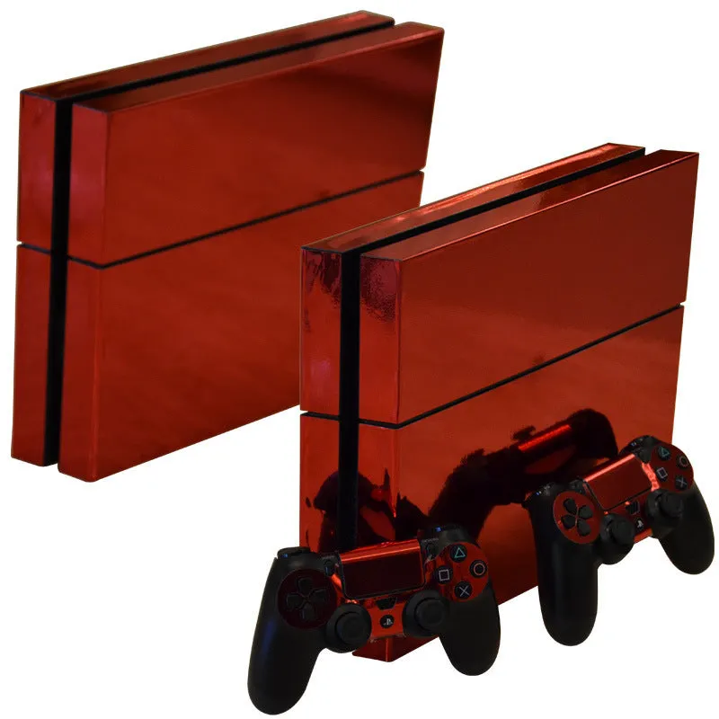 PS4 gold plating housing film in six colours including blue, green, red on 33x20cm matte surface