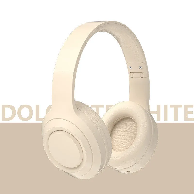 DR58 Bluetooth wireless stereo headset in black, white, or pink colour options