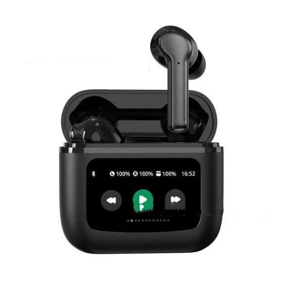 T68 PRO Wireless Bluetooth Headset in Black, Silver, or Champagne colour with a touch screen.
