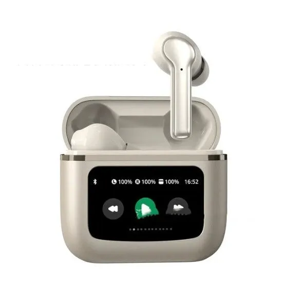 T68 PRO Wireless Bluetooth Headset in Black, Silver, or Champagne colour with a touch screen.