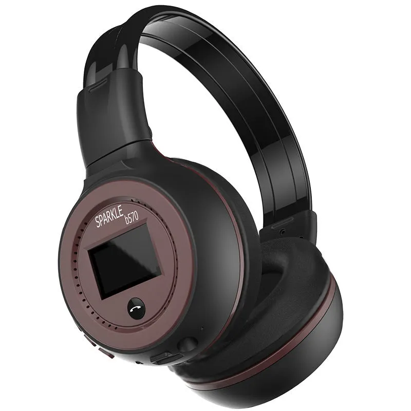 Fanatic B570 Bluetooth headset in headband style with volume controls and memory card slot