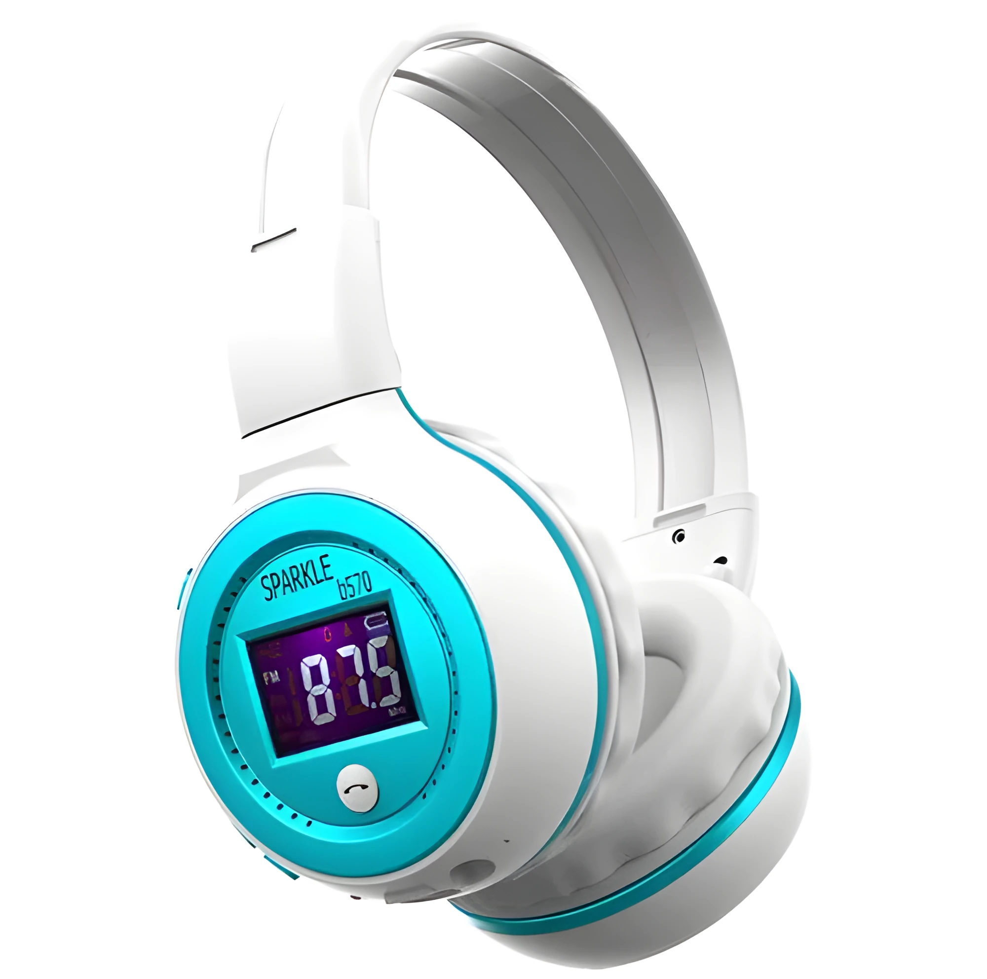 Fanatic B570 Bluetooth headset in headband style with volume controls and memory card slot