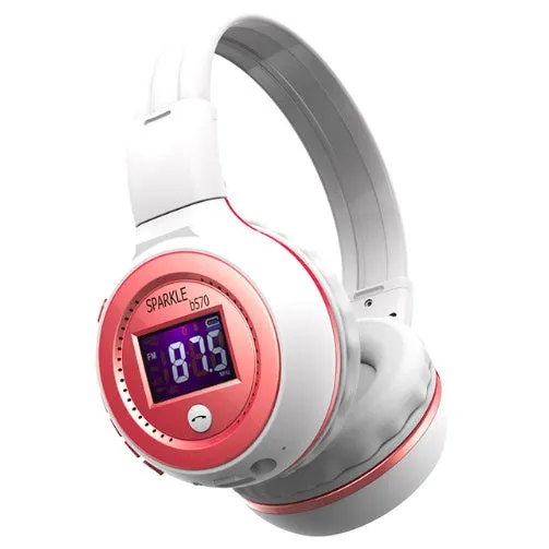 Fanatic B570 Bluetooth headset in headband style with volume controls and memory card slot