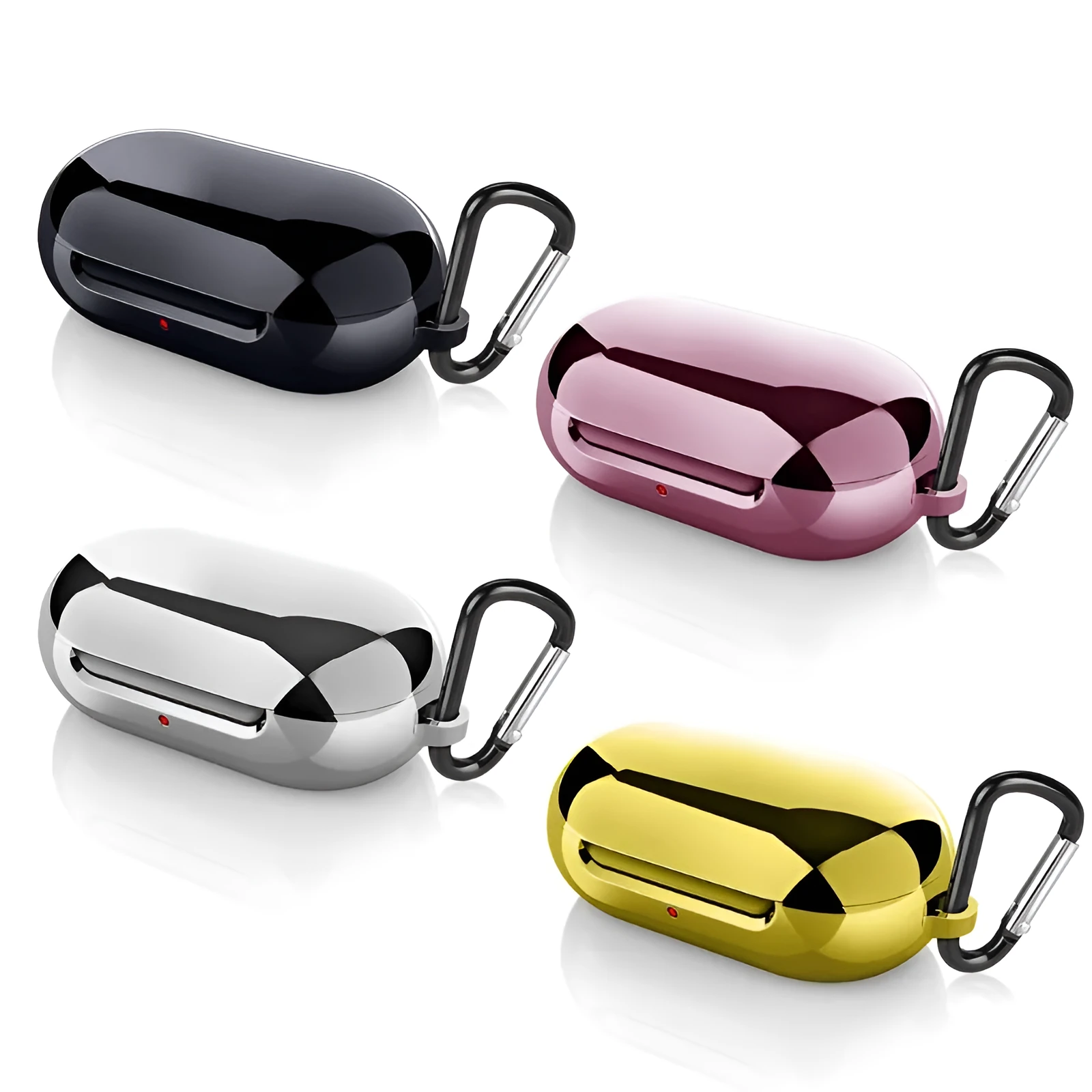 Samsung Galaxy Buds silicone case protector in solid colour with 80x45x31mm dimensions