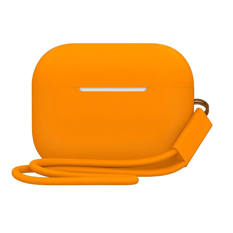 Silicone protective case with lanyard for AirPods Pro 2 charging case in multiple colour options