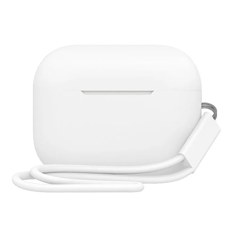 Silicone protective case with lanyard for AirPods Pro 2 charging case in multiple colour options