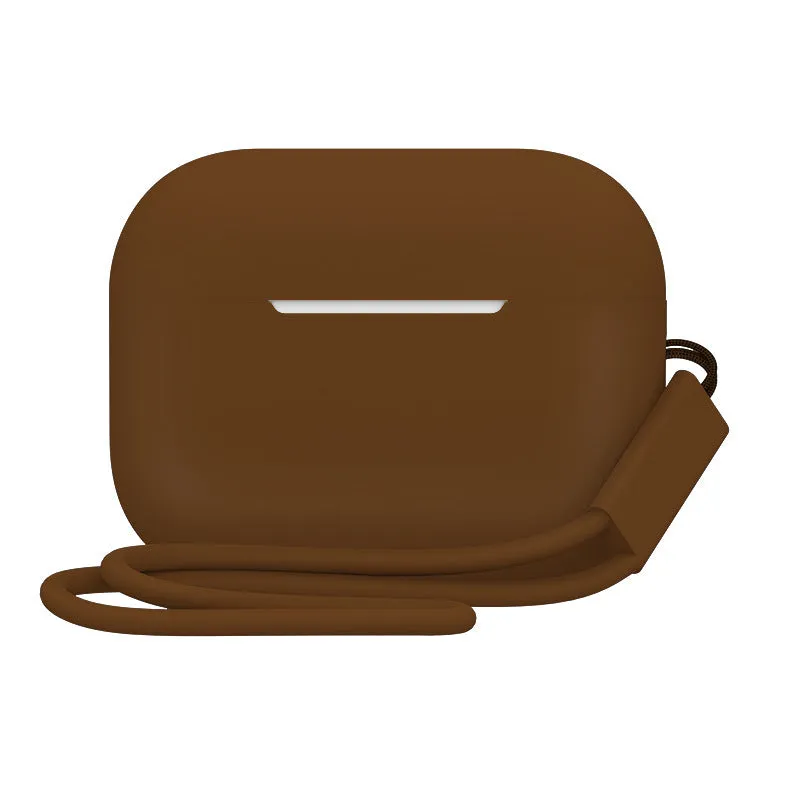 Silicone protective case with lanyard for AirPods Pro 2 charging case in multiple colour options